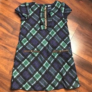 Girls plaid Janie and jack dress